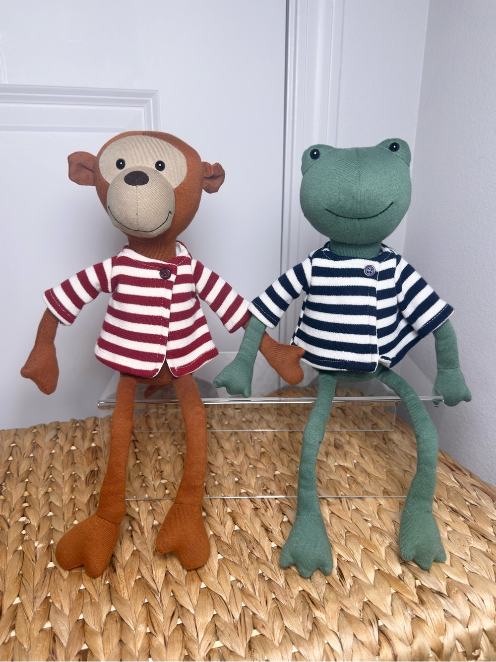Jellycat Madison Monkey & Francisco Frog Bundle / BNWT / Retired/ VHTF